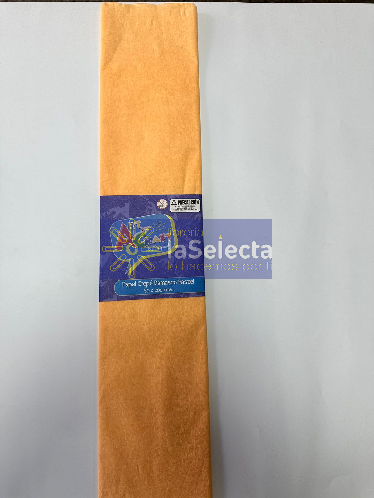 PAPEL CREPE DAMASCO PASTEL ART&CRAFT